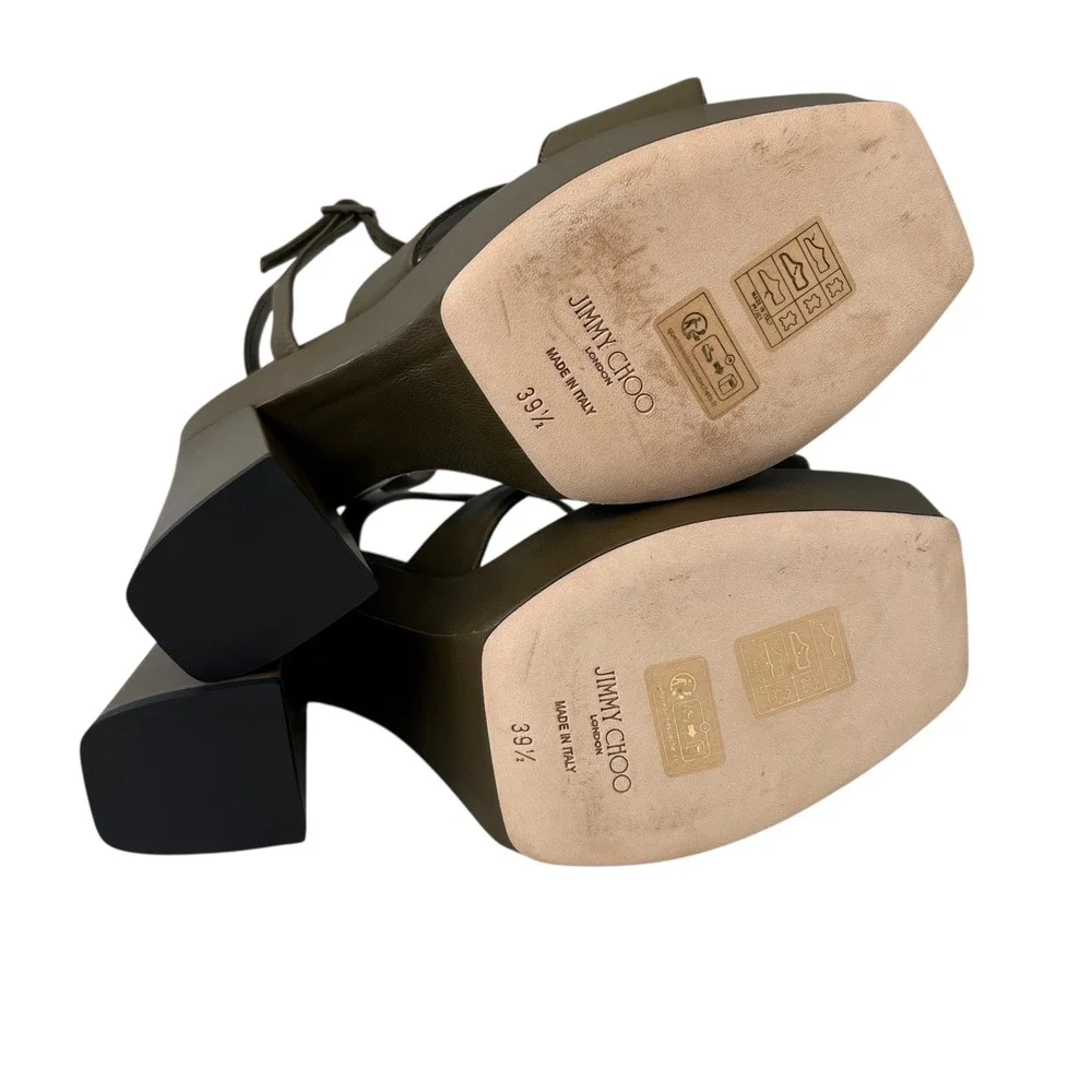 Jimmy Choo Ellison 140 Heel in Caper Green